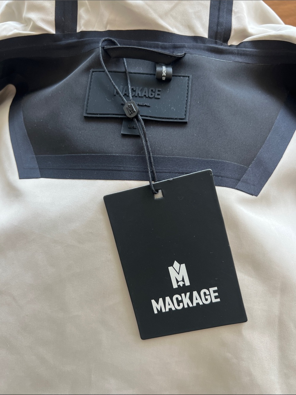 Mackage Kalea Trench Jacket Black M NWT - Picture 10 of 14